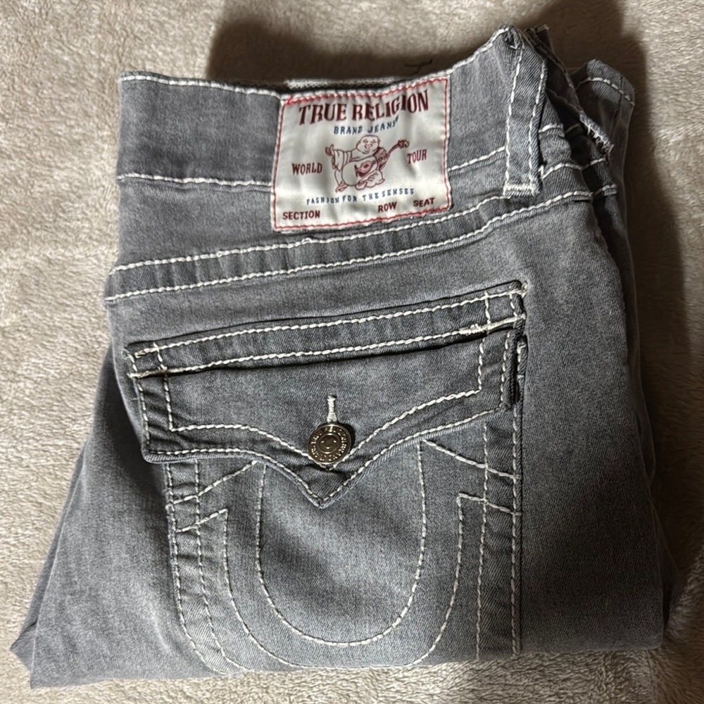 True Religion Men’s Grey Jeans